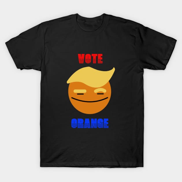 Vote Orange: Smile Face Trump T-Shirt by GoogsInkBlot